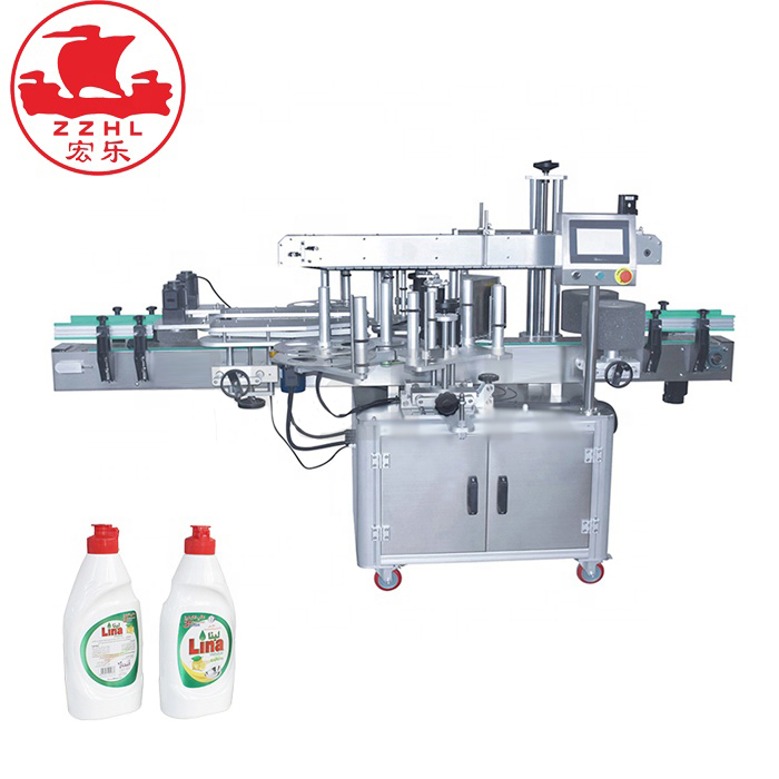 Full automatic flat bottle labeling machine